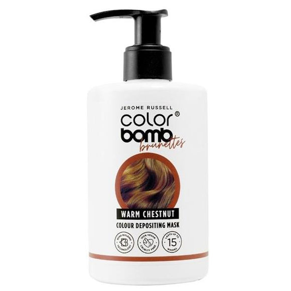 Jerome Russell Color Bomb Brunettes Warm Chestnut Colour Depositing Mask 300ml