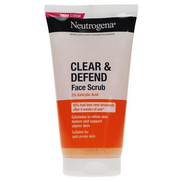 Neutrogena Clear & Defend Facial Scrub 150ml