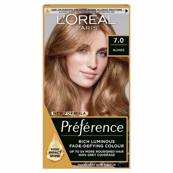 L'Oreal Preference Permanent Colour 7.0 Vienna Blonde