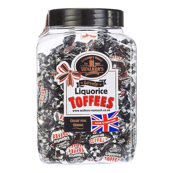 Walker's Nonsuch Liquorice Toffees Jar 1.25kg