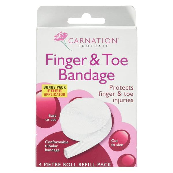 Carnation Footcare Finger & Toe Bandage 4 Metre Roll Refill Pack