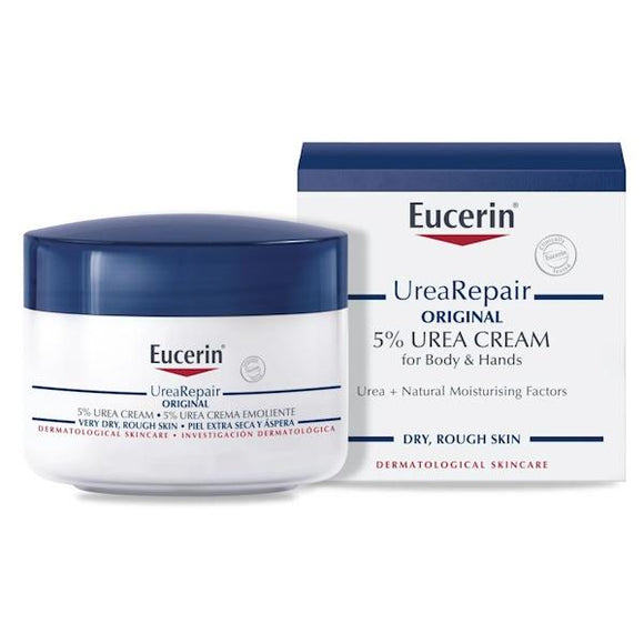 Eucerin Urea Repair Original 5% Urea Cream For Body & Hands 75ml
