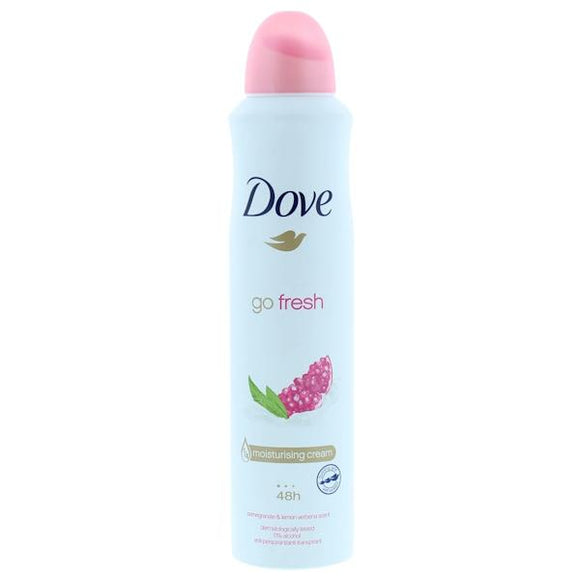 Dove Go Fresh Pomegranate & Lemon Verbena Scent Antiperspirant Spray 250ml