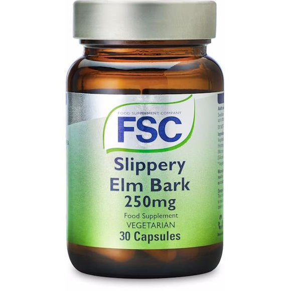 FSC Slippery Elm Bark 250mg 30 Capsules