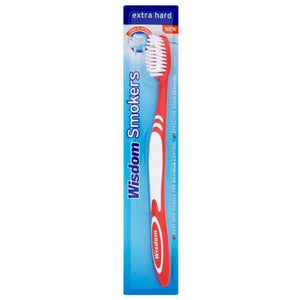 Wisdom Smokers Toothbrush Extra Hard Colours Vary