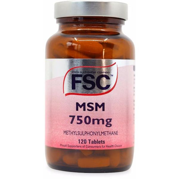 FSC MSM 750mg 120 Tablets