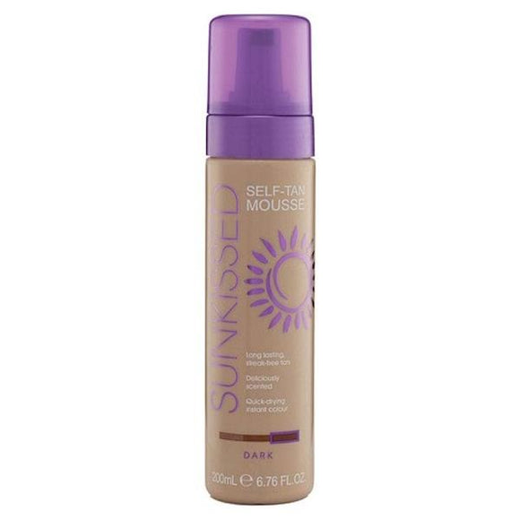Sunkissed Self-Tan Mousse Dark 200ml