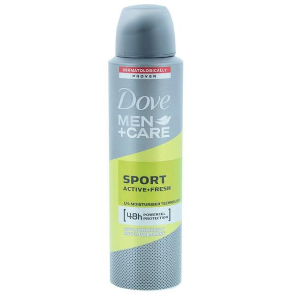 Dove Men Sport Active Fresh Antiperspirant Spray 150ml