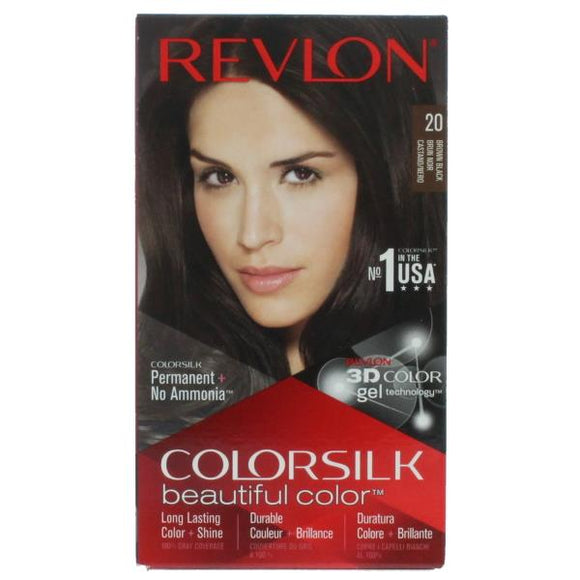 Revlon Colorsilk Permanent Colour 20 Brown Black