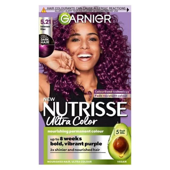Garnier Nutrisse Ultra Color Permanent Colour 5.21 Intense Lilac