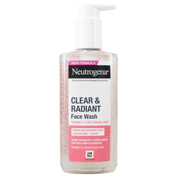 Neutrogena Clear & Radiant Face Wash 200ml