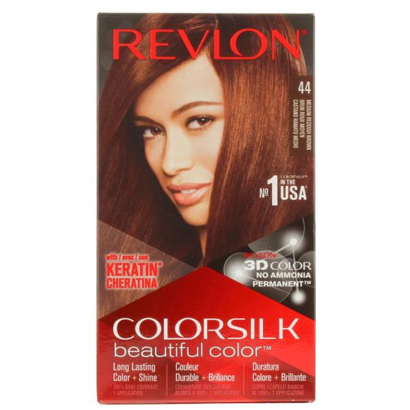 Revlon Colorsilk Permanent Colour 44 Medium Reddish Brown
