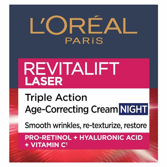 L'Oreal Revitalift Laser Triple Action Age-Correcting Cream Night 50ml