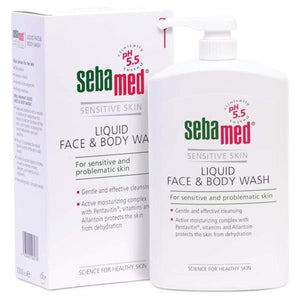 Sebamed Liquid Face & Body Wash 1000ml