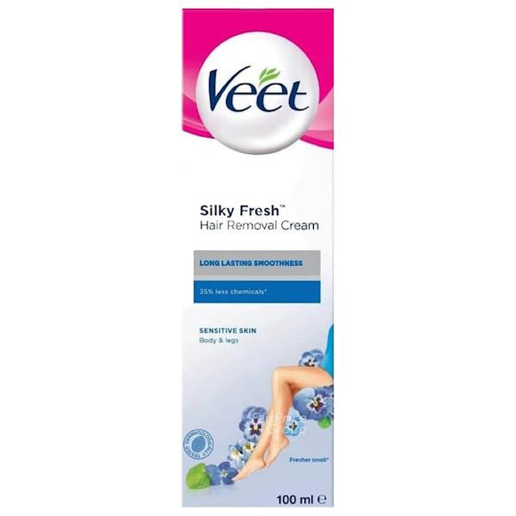 Veet Silky Fresh Hair Removal Cream Sensitive Skin 100ml