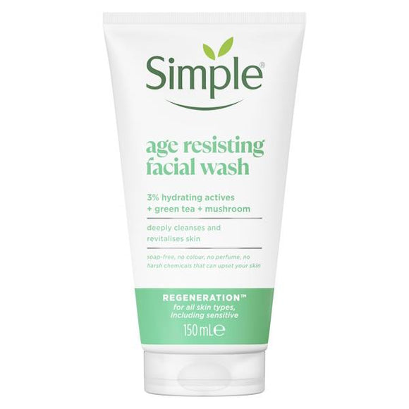 Simple Age Resisting Facial Wash 150ml