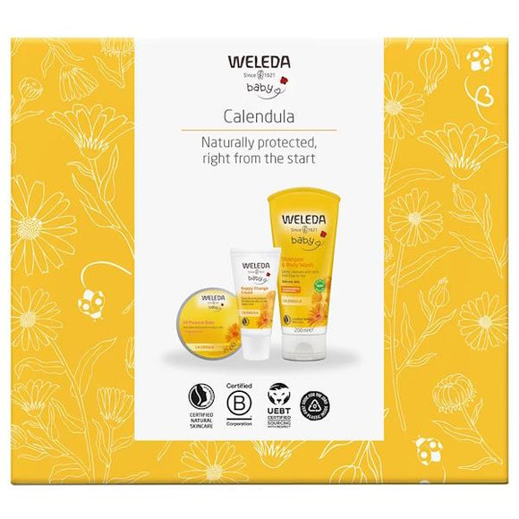 Weleda Baby Calendula 3 Piece Gift Set