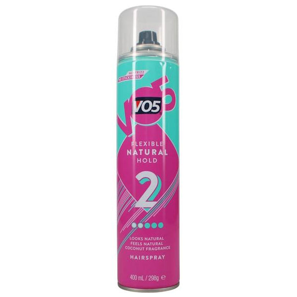 VO5 Flexible Natural Hold Hairspray 400ml