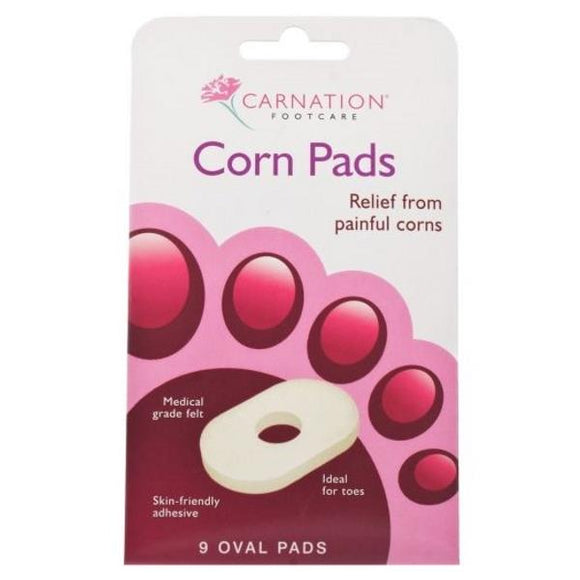 Carnation Footcare Corn Pads 9 Oval Pads