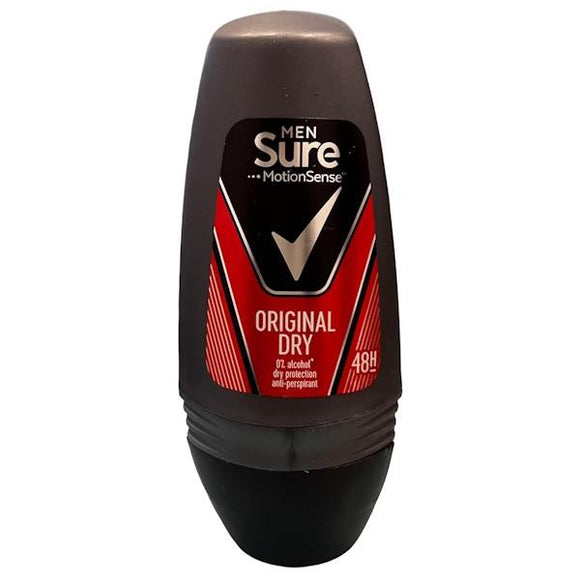 Sure Men Original Dry Anti-Perspirant Roll On 50ml