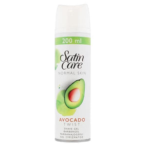 Gillette Satin Care Normal Skin Avocado Twist Shave Gel 200ml