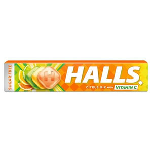 Halls Sugar Free Citrus Mix with Vitamin C 32g