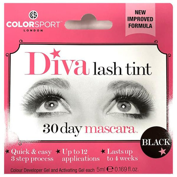 Colorsport Diva Lash Tint 30 Day Mascara Black