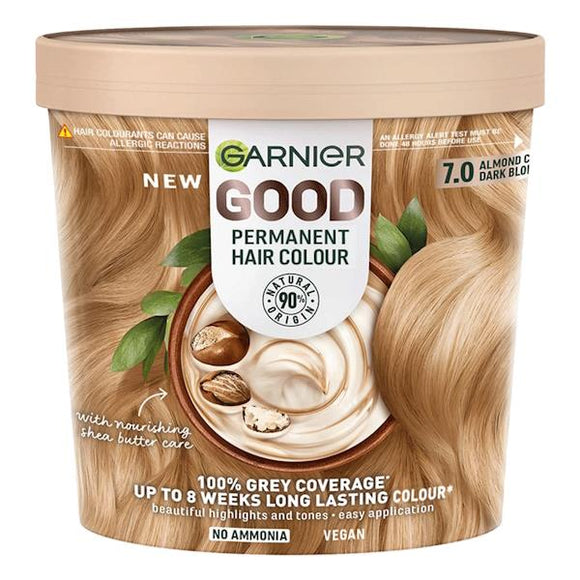 Garnier Good Permanent Hair Colour 7.0 Almond Creme Dark Blonde