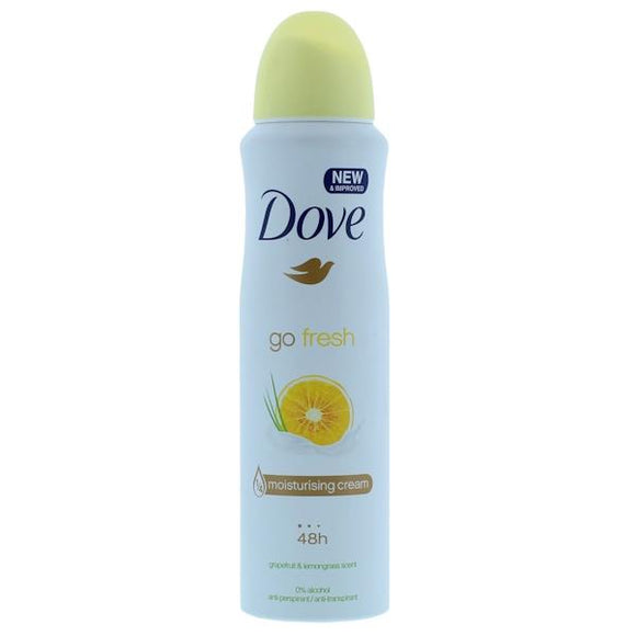 Dove Go Fresh Grapefruit & Lemongrass Scent Antiperspirant Spray 150ml