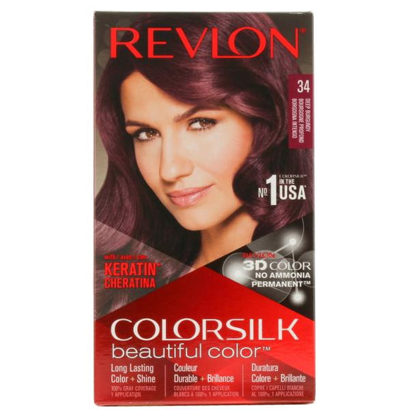 Revlon Colorsilk Permanent Colour 34 Deep Burgundy