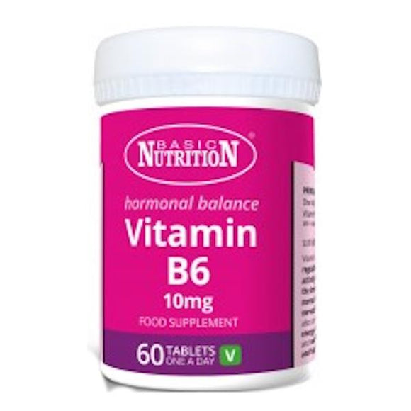 Basic Nutrition Vitamin B6 10mg 60 Tablets
