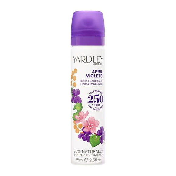 Yardley April Violets Body Fragrance 75ml