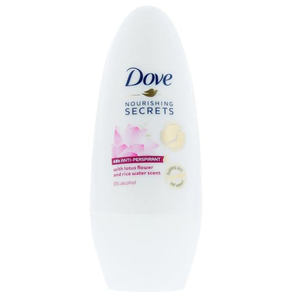 Dove Nourishing Secrets Lotus Flower & Rice Water Anti-Perspirant Roll On 50ml