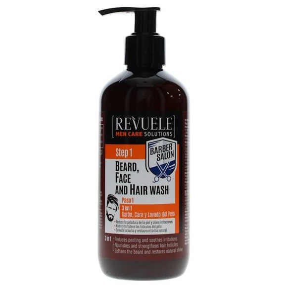 Revuele Men Beard Face and Hair Wash 300ml