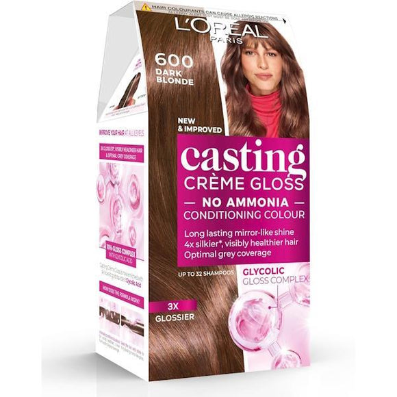 L'Oreal Casting Creme Gloss Semi-Permanent Hair Colour 600 Dark Blonde