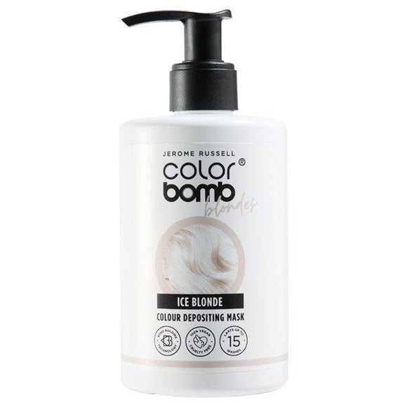 Jerome Russell Color Bomb Blondes Ice Blonde Colour Depositing Mask 300ml