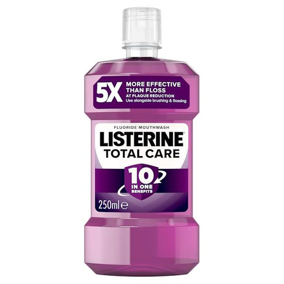 Listerine Fluoride Mouthwash Total Care 250ml