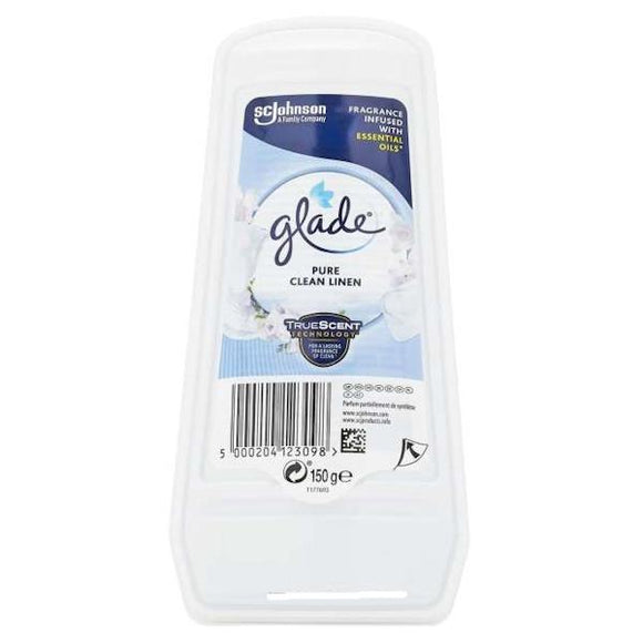 Glade Solid Gel Air Freshener Pure Clean Linen 150g