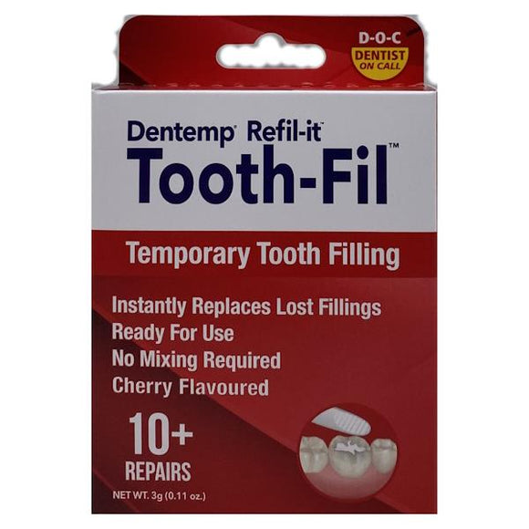 Dentemp Refil-It Tooth-Fil Temporary Tooth Filling 10+ Repairs