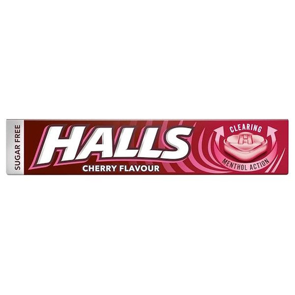 Halls Sugar Free Cherry Flavour 32g