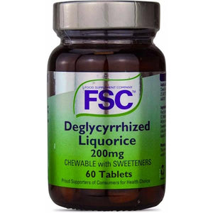 FSC Deglycyrrhized Liquorice 200mg 60 Tablets