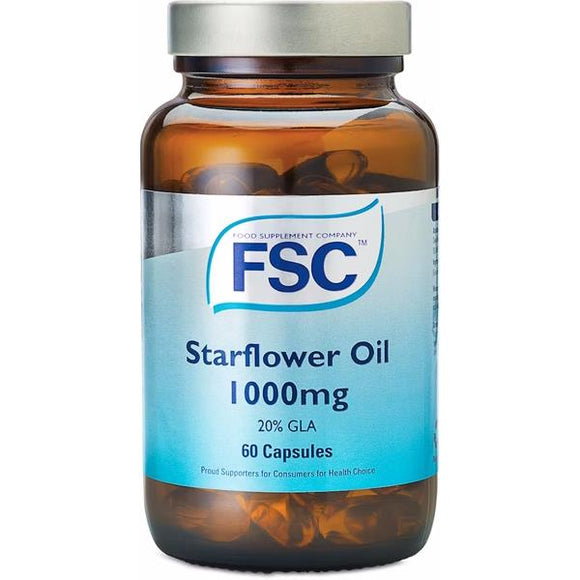 FSC Starflower Oil 1000mg 60 Capsules