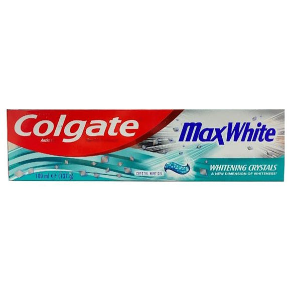 Colgate Max White Crystal Mint Gel Toothpaste 100ml