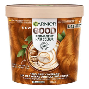 Garnier Good Permanent Hair Colour 7.43 Turmeric Copper