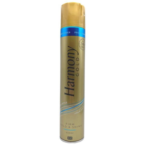 Harmony Gold Hairspray Firm Hold 400ml