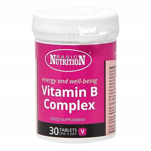 Basic Nutrition Vitamin B Complex 30 Tablets
