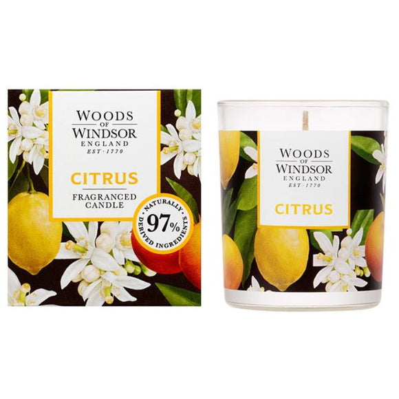 Woods of Windsor Citrus Fragranced Candle 150g