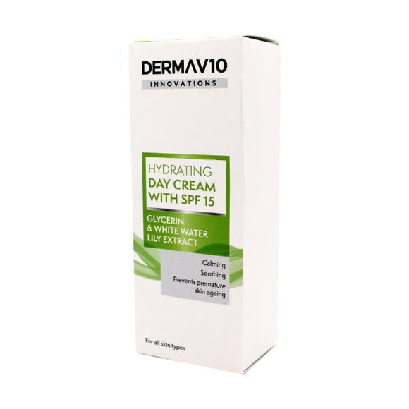 Derma V10 Innovations Hydrating Day Cream SPF15 50ml