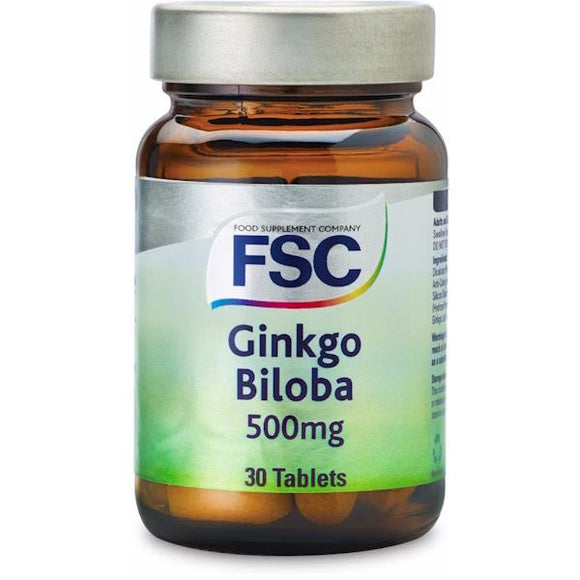 FSC Ginkgo Biloba 500mg 30 Tablets