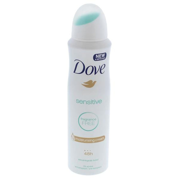 Dove Sensitive Fragrance Free Antiperspirant Spray 150ml